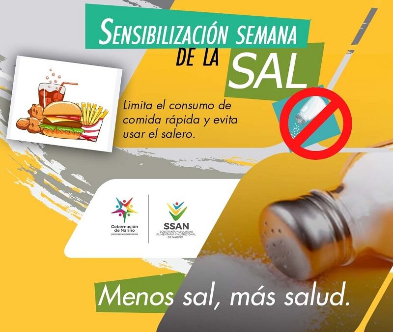 SEMANA DE CONCIENTIZACIÓN SOBRE LA SAL
